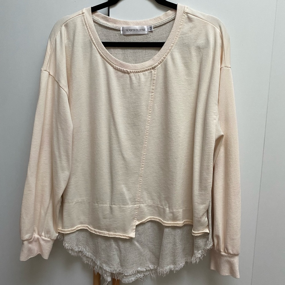 Mixed Media Top from The Porter Collective